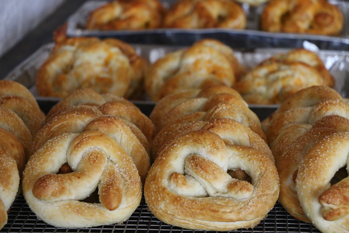 Fresh bagels at the Commissariat Store